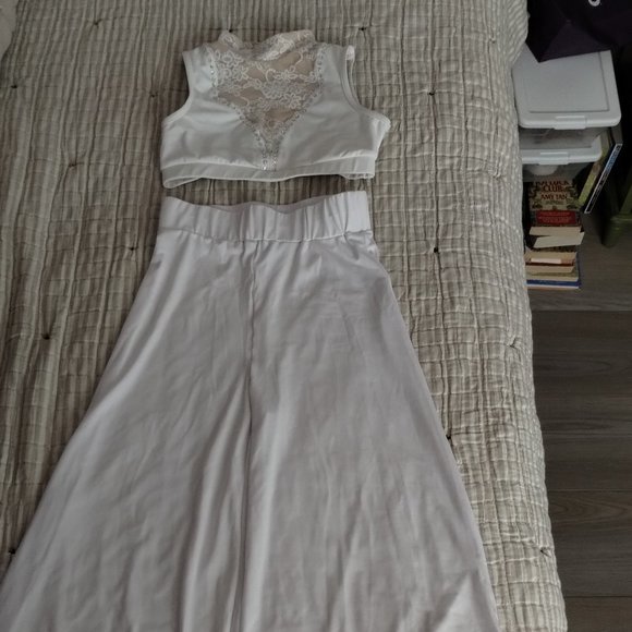 Girl's white dance costume, size MC (medium child) - Picture 7 of 14